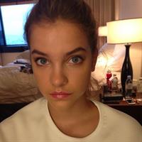 Barbara Palvin taking a selfie