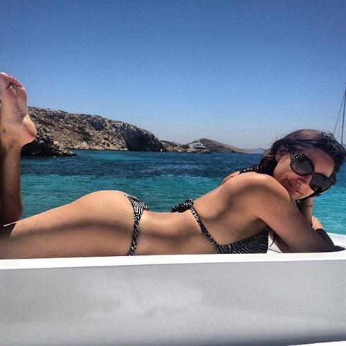 Kelly Brook in a bikini