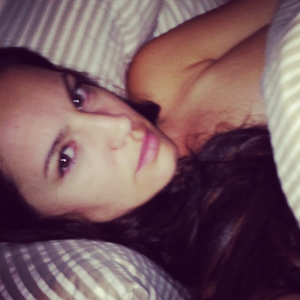 Kelly Brook taking a selfie