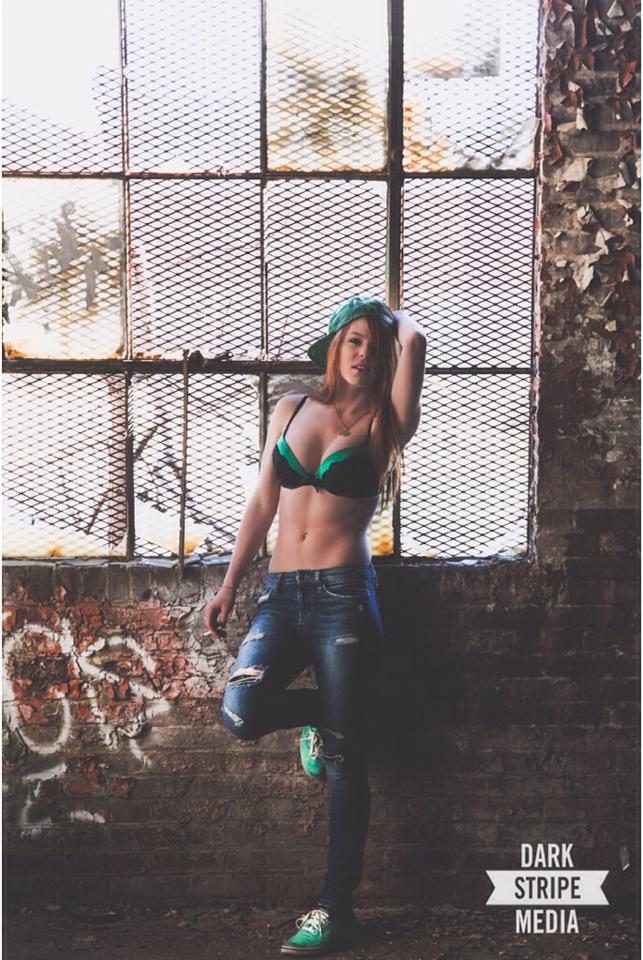 Tawny Swain in lingerie