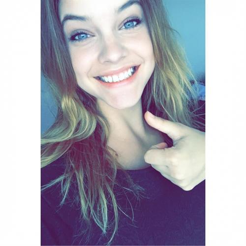 Barbara Palvin taking a selfie