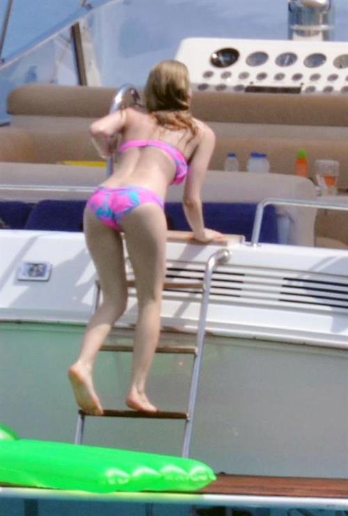 Avril Lavigne in a bikini