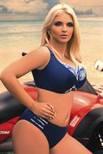 Ines Cudna in lingerie