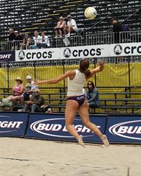 Misty Elizabeth May-Treanor is an American professional beach volleyball player best known for playing with Kerri Walsh in the Olympics in Athens 2004, Beijing 2008 and London 2012.

She also teamed up with Holly McPeak for the Sydney 2000 Olympics