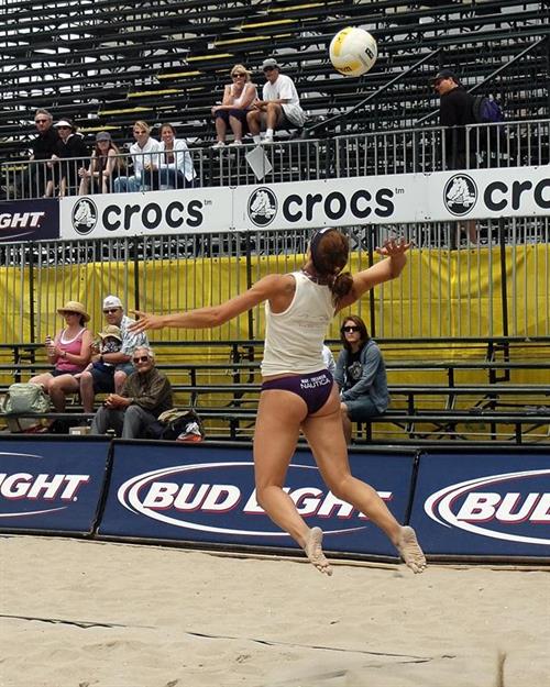 Misty Elizabeth May-Treanor is an American professional beach volleyball player best known for playing with Kerri Walsh in the Olympics in Athens 2004, Beijing 2008 and London 2012.

She also teamed up with Holly McPeak for the Sydney 2000 Olympics