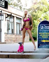 Katya Sambuca in lingerie