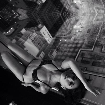 Tianna Gregory in a bikini