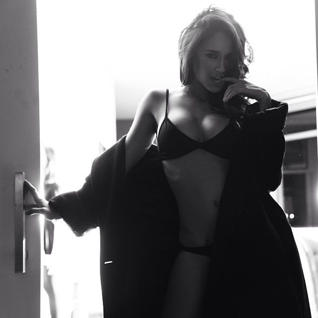 Tianna Gregory in a bikini