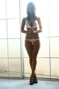 Tianna Gregory in lingerie