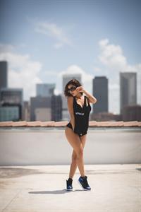 Tianna Gregory in a bikini