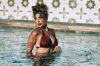 Tianna Gregory in a bikini