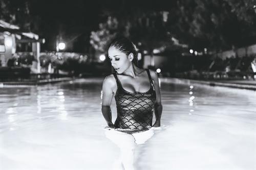 Tianna Gregory in a bikini