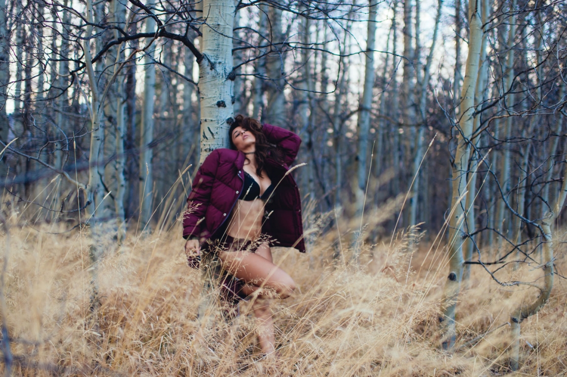 Tianna Gregory in lingerie