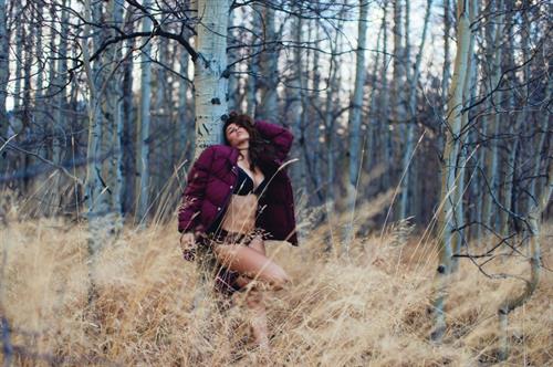 Tianna Gregory in lingerie