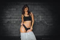 Tianna Gregory in lingerie