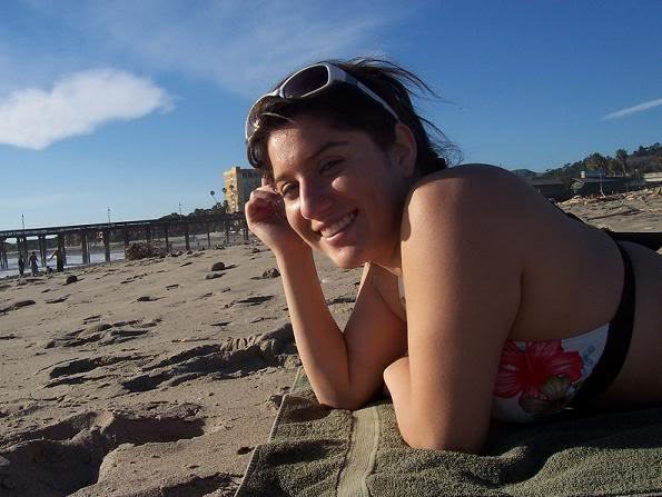 Anonymous in a bikini