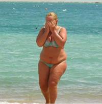 Anonymous in a bikini