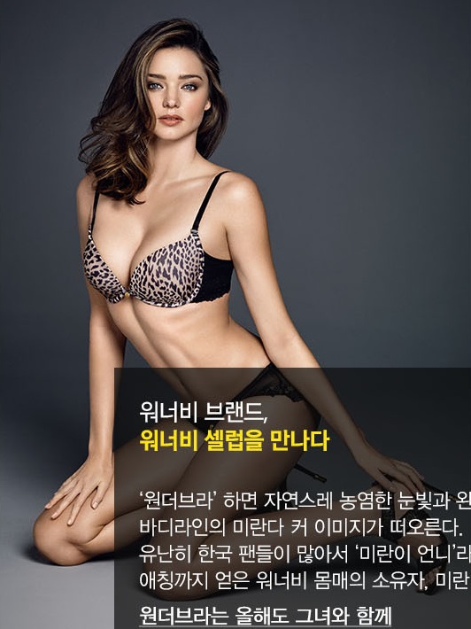 Miranda Kerr in lingerie