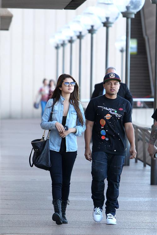Selena Gomez goes shopping around Bondi Beach in Sydney on July 17, 2012 