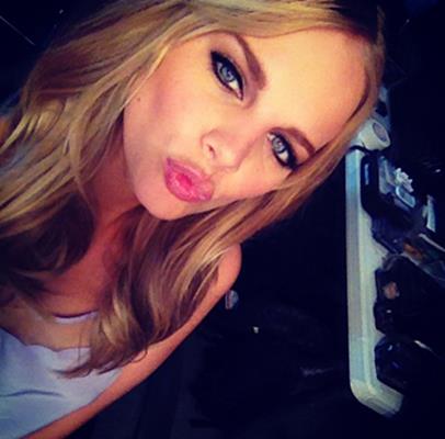 Marloes Horst taking a selfie