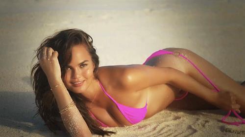 Chrissy Teigen in a bikini