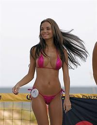 Hillary Fisher in a bikini