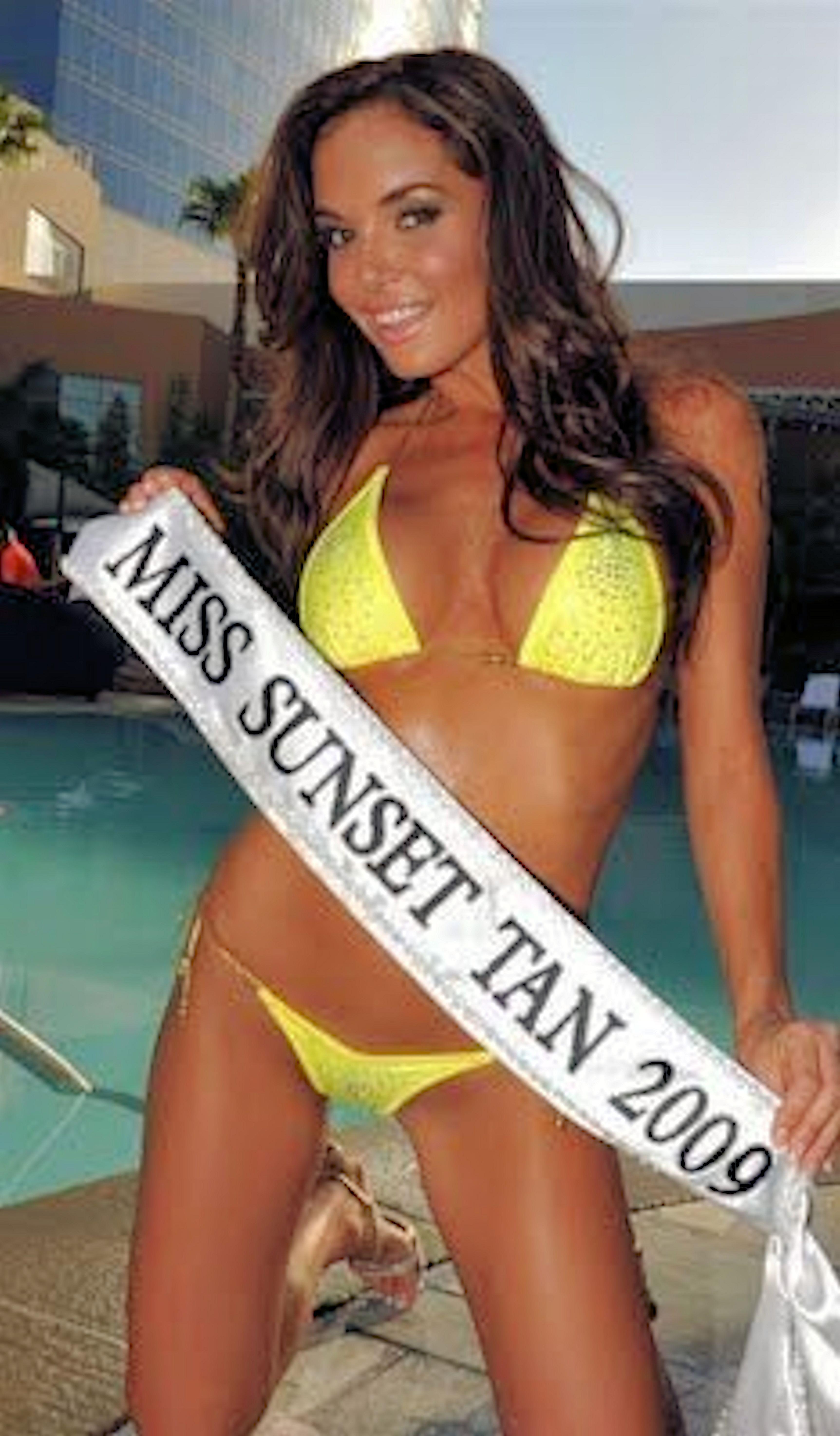 Hillary Fisher in a bikini