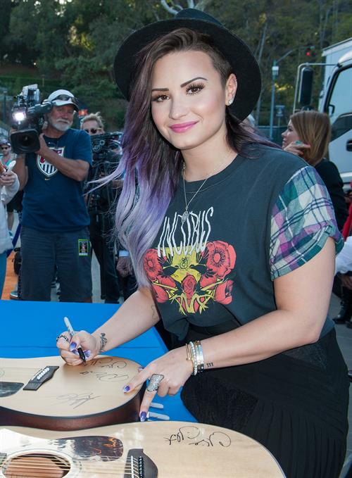 Demi Lovato attends 104.3 MY FM My Big Night Out on June 16, 2014 in Hollywood, California