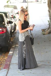 Ashley Tisdale heads to a hair salon in West Hollywood June 12, 2014