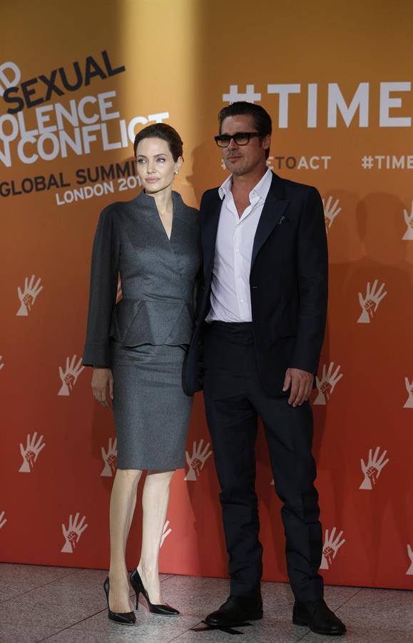Angelina Jolie at the Global Summit To End Sexual Violence In Conflict June 13, 2014