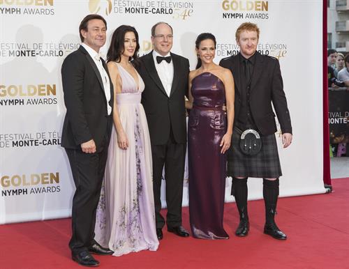 Jaime Murray and Julie Benz at 54th Monte Carlo TV Festival closing ceremony June 11, 2014