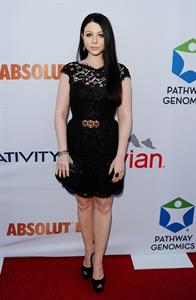 Michelle Trachtenberg attending the Pathway to the Cure Benefit at Santa Monica Airport June 11, 2014