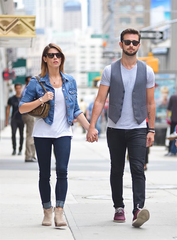 Ashley Greene strolling through NYC June 11, 2014