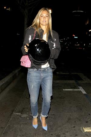 Bar Rafaeli grabbed some sushi at Katsuya restaurant in Hollywood, June 9, 2014