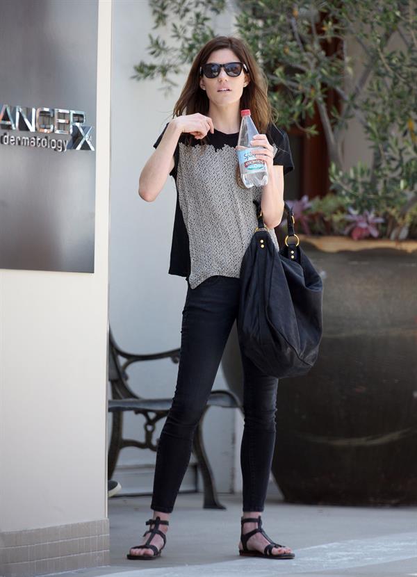 Jennifer Carpenter visits the dermatologist  in Beverly Hills, June 10, 2014