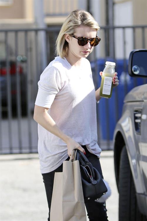 Emma Roberts out in Beverly Hills June 9, 2014