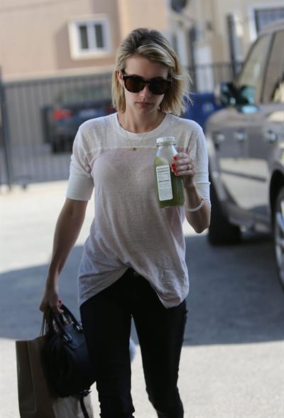 Emma Roberts out in Beverly Hills June 9, 2014