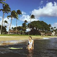 Lily Ermak in a bikini
