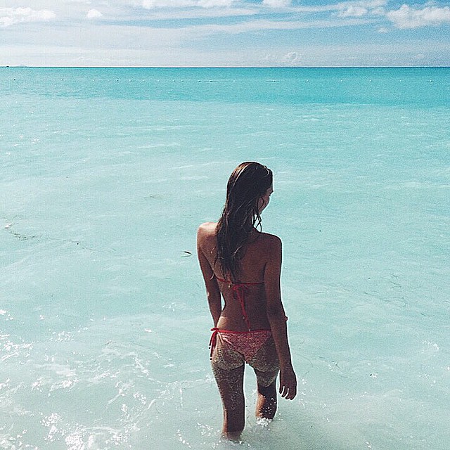 Lily Ermak in a bikini - ass