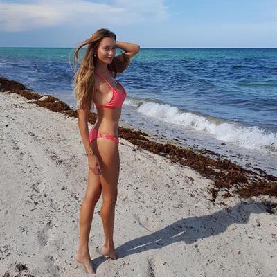 Lily Ermak in a bikini