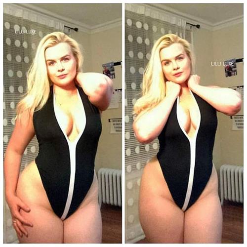 Lilli Luxe in a bikini