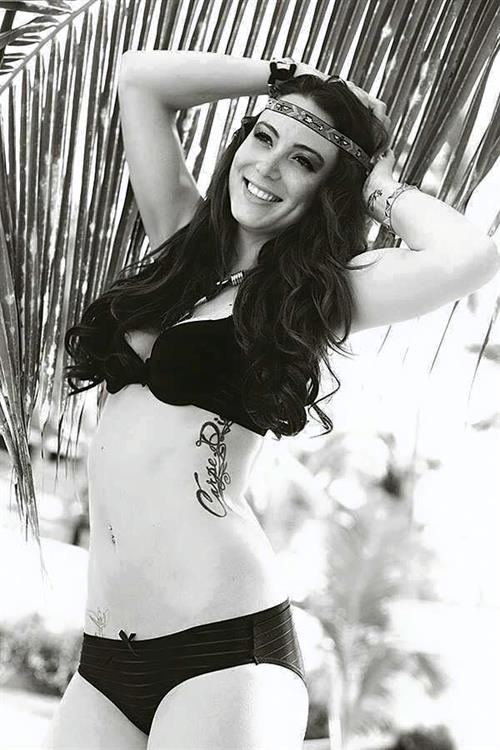 Anonymous in a bikini