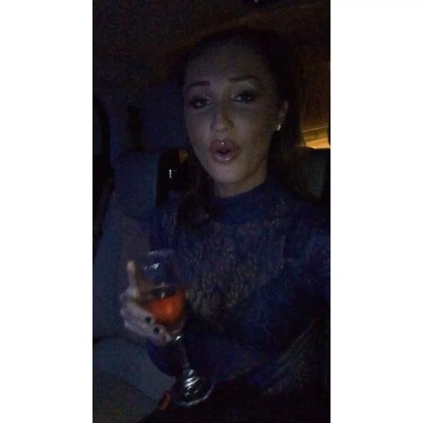 Megan McKenna taking a selfie