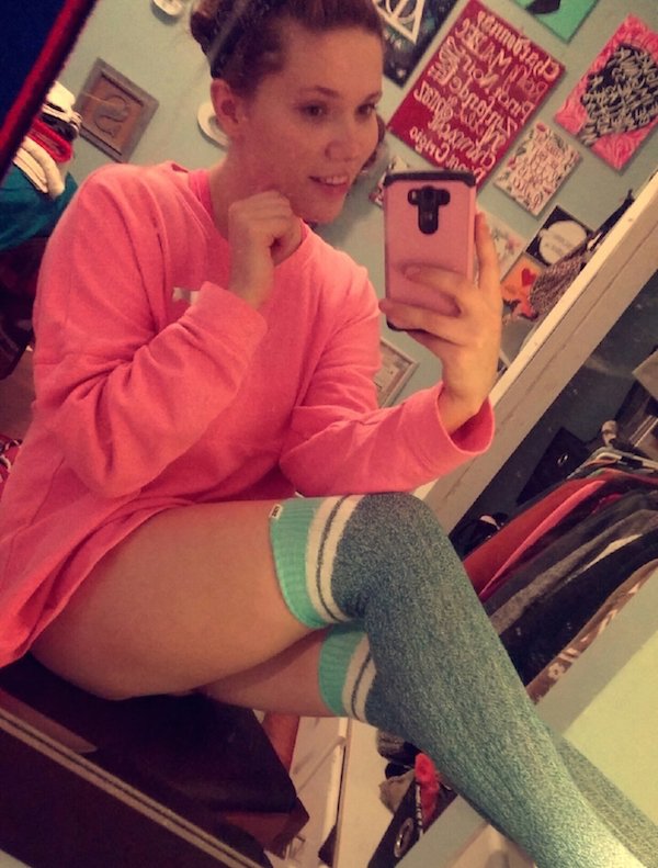 Anonymous taking a selfie