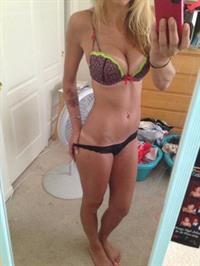 Anonymous in lingerie taking a selfie