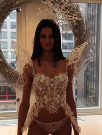 Barbara Fialho in lingerie