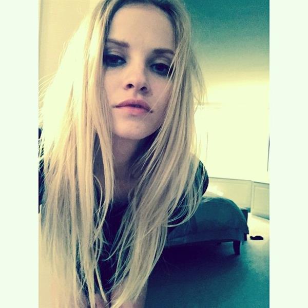 Ginta Lapina taking a selfie