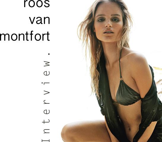 Roos Van Montfort in a bikini