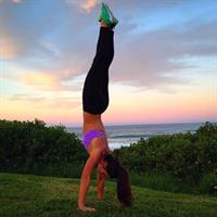 Tanya Poppett in Yoga Pants