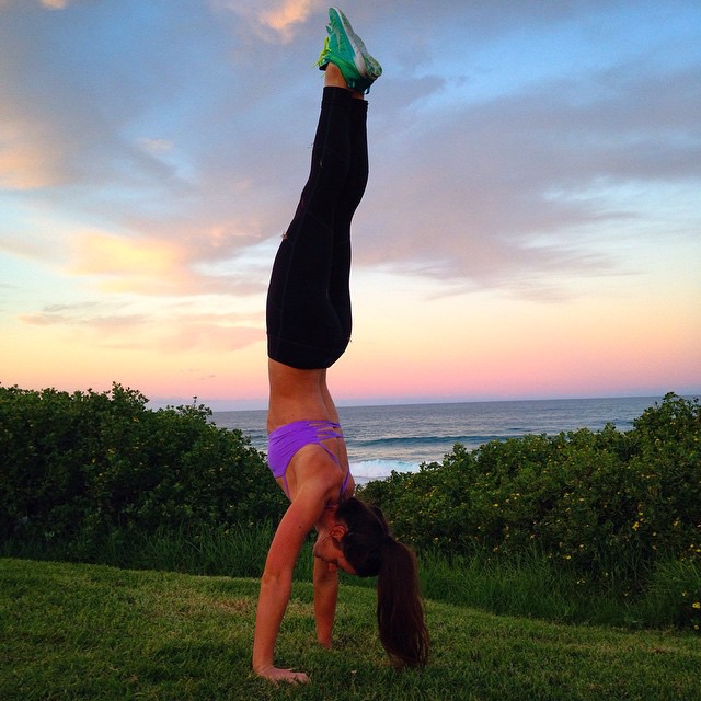 Tanya Poppett in Yoga Pants